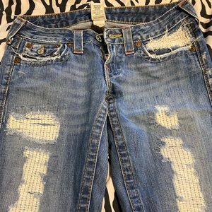 True Religion distressed jeans